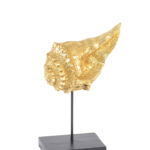 Escultura de Concha Marinha com Suporte