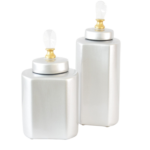 Conjunto de Potes Decorativos White Light