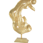 Escultura Abstrata Ondulada Fluida