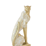 Escultura Guepardo Elegante (Sentado)