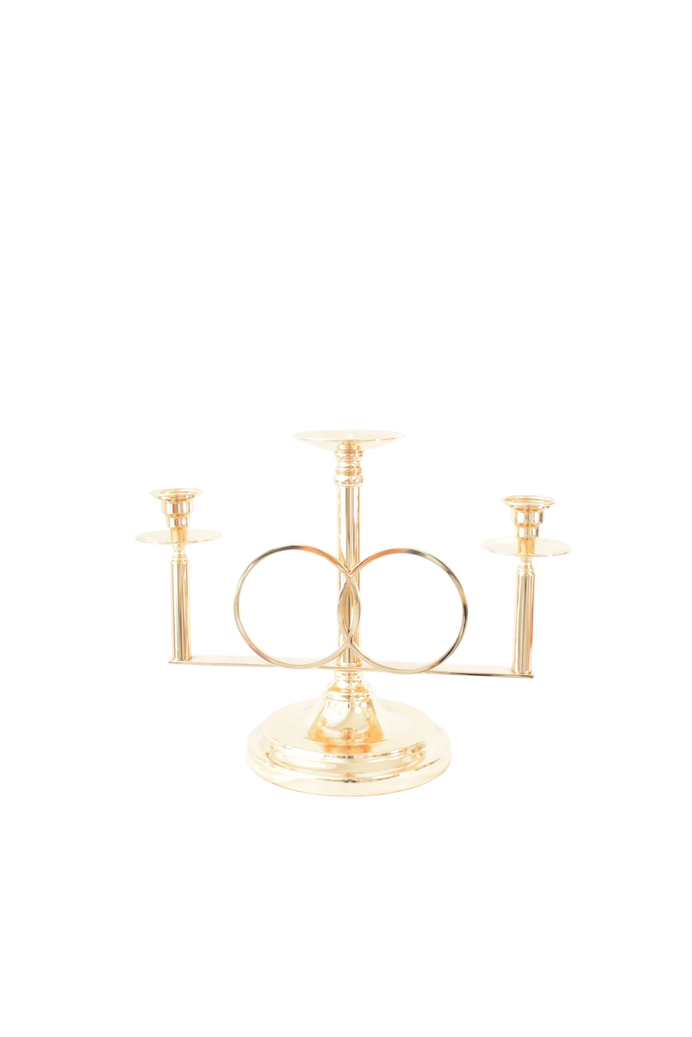 105 Castiçal de Mesa com Três Braços Dourado - Image 1