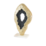 Escultura Geode de Cristal Decorativa