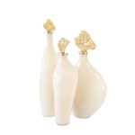 Conjunto de Potes Decorativos Pearl Gold