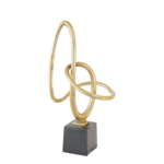 Escultura Nó Infinito sobre Cubo