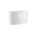 Abat-jour Oval Minimalista Branco