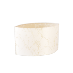 Abat-jour Oval Estreito Mármore Imperial Cream
