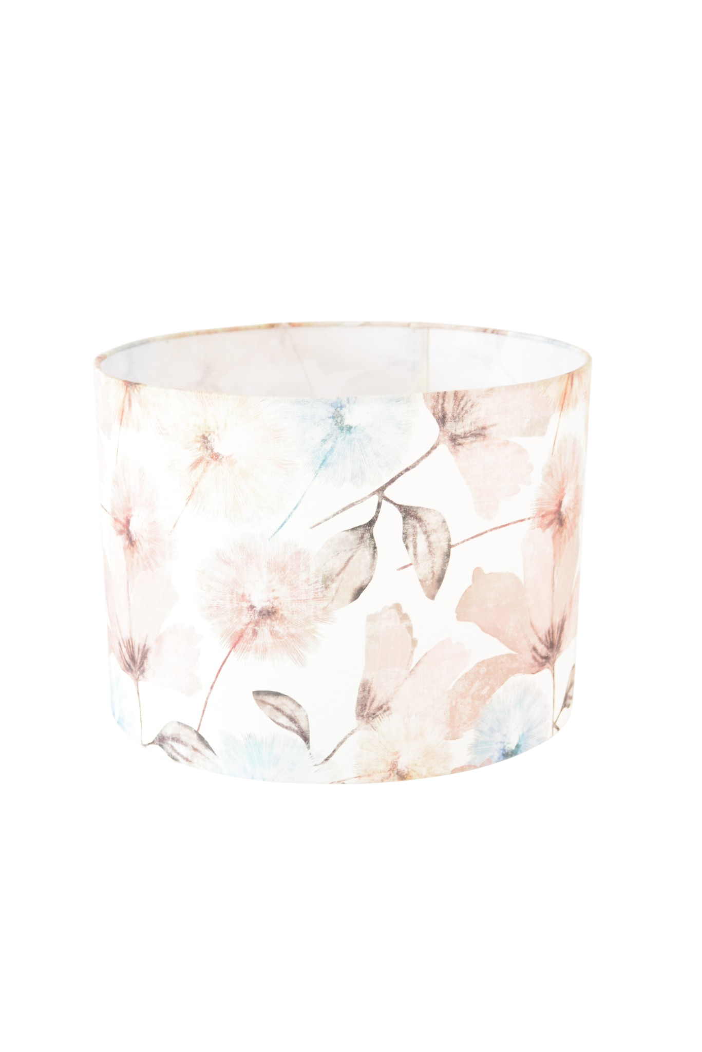 255 Abat-jour Cilíndrico Aquarela Floral Romantic - Image 1