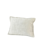 Almofada Retangular Linho Natural Off-White