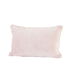 Almofada Retangular Veludo Rosa-Blush