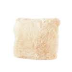Almofada Quadrada Faux Fur "Shaggy" Creme