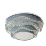 Plafond LED Ondulado com Cristais