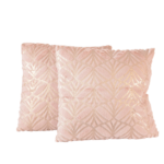 Conjunto de Almofadas Geométrico Rose Gold e Rosa
