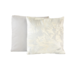 Conjunto de Almofadas Jacquard Floral Off-White
