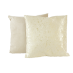 Conjunto de Almofadas Escamas Douradas e Creme