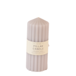 Velas Cilíndricas Caneladas Modernas