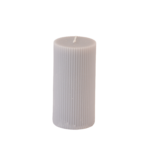 Velas Cilíndricas Caneladas Modernas
