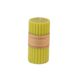 Velas Cilíndricas Caneladas Modernas