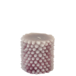 Velas com Textura de Bolhas e Bagas