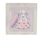 Quadro Infantil "Cão de Presente"