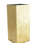 Floreira Golden Cube