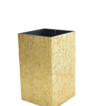 Floreira Golden Cube Slim