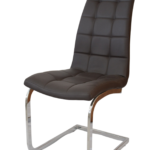Cadeira Cantilever Executiva em Pele
